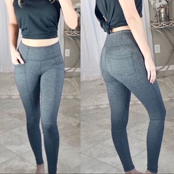 Athleta Herringbone Metro High Waisted Leggings XS - Picture 6 of 6